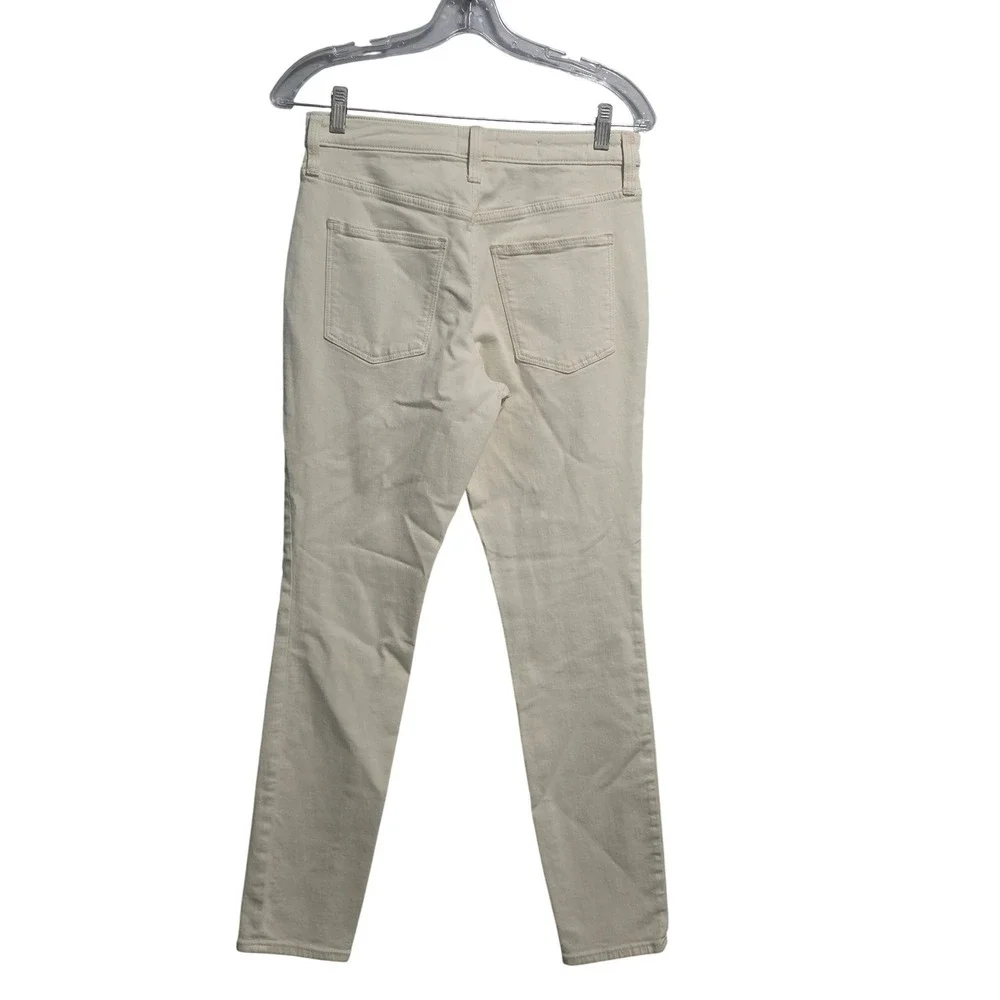 Universal‎ Thread Womens High Rise Skinny Jeans Cream Button Fly Size 4/27R